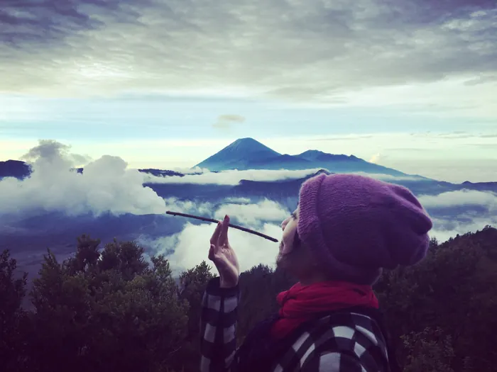 Mountains above the clouds