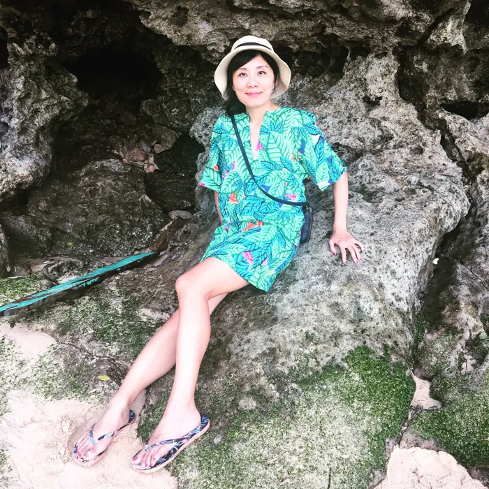 Sitting on the rocks